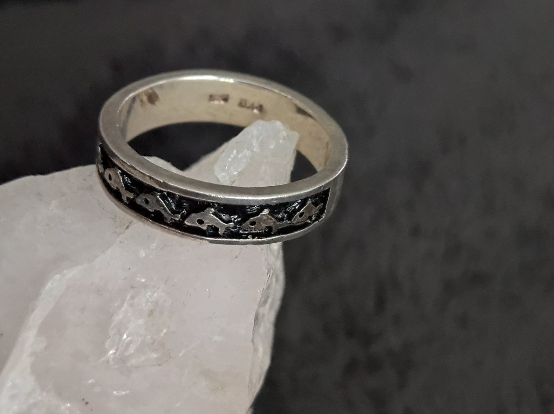 Ringe: Ring Silber 925 mit Delfinen – Gebraucht aus Istighofen von Ringparadies 2