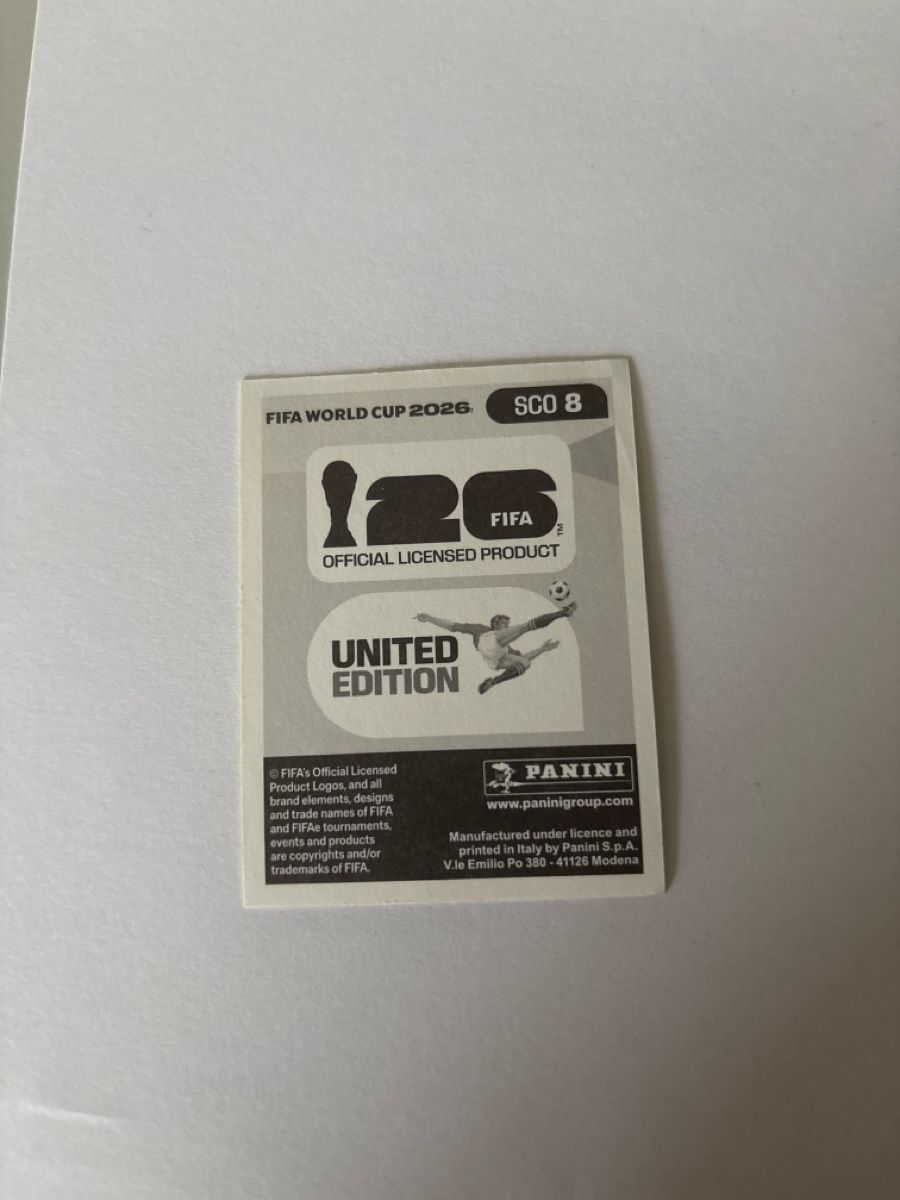 Panini Sammelbilder & Trading cards: Panini Bild SCO8 – Neu und originalverpackt aus Rechthalten von Thierry_89 1