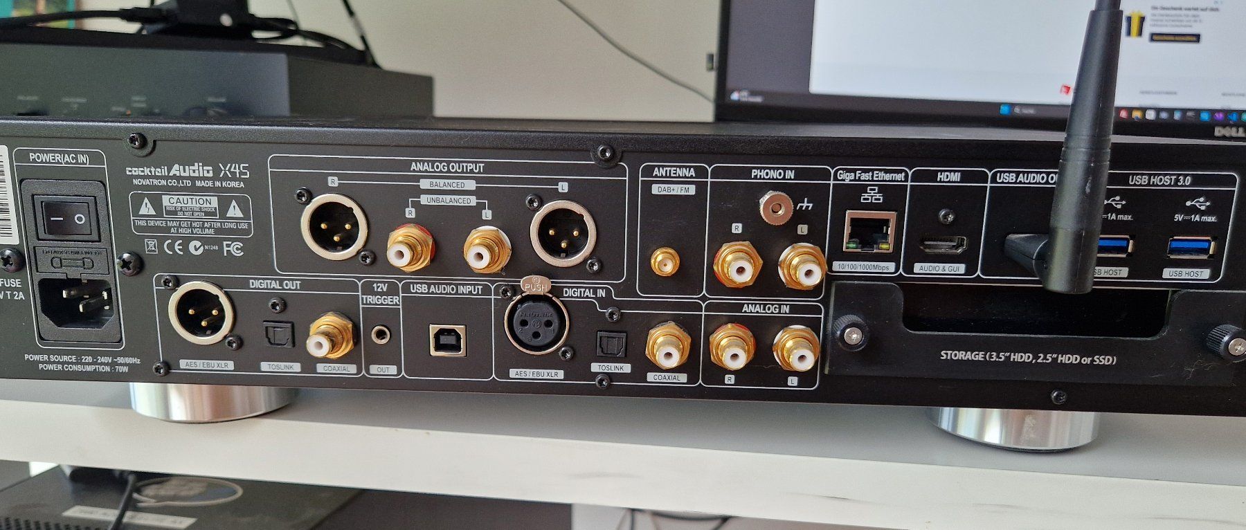 Netzwerkstreamer Cocktail Audio X45 schwarz gebraucht (Gebraucht) in ...