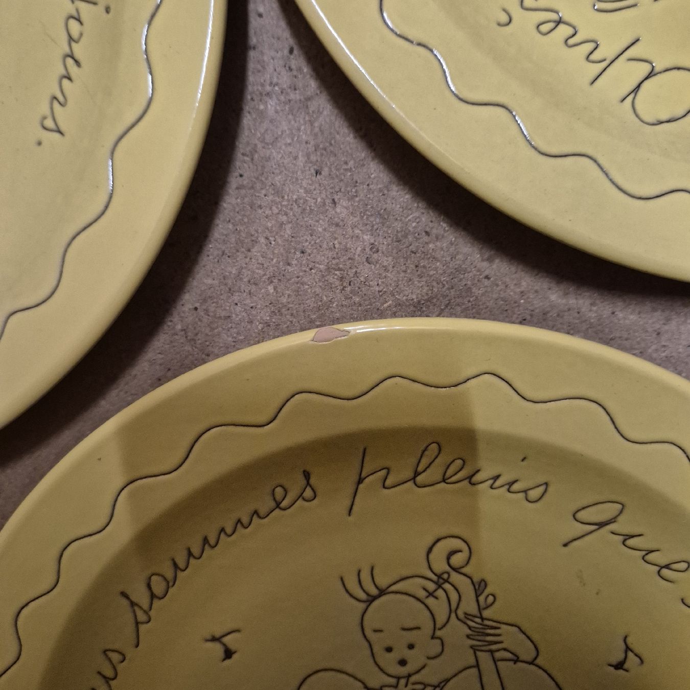 Piatti: lot assiettes – Usato da Genthod venduto da Lenas9 1