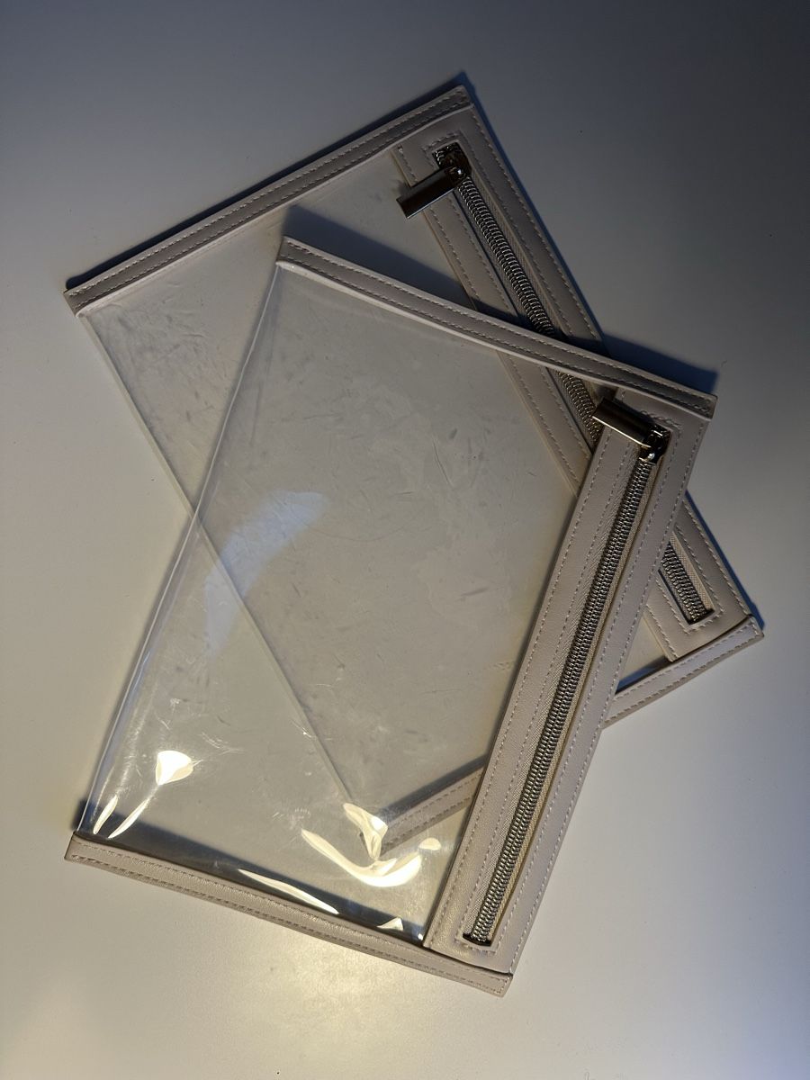 Custodie per cosmetici: Edle Kosmetiktasche transparent mit Zipper – Usato da Hergiswil NW venduto da kaufe_at_kaufmann 1