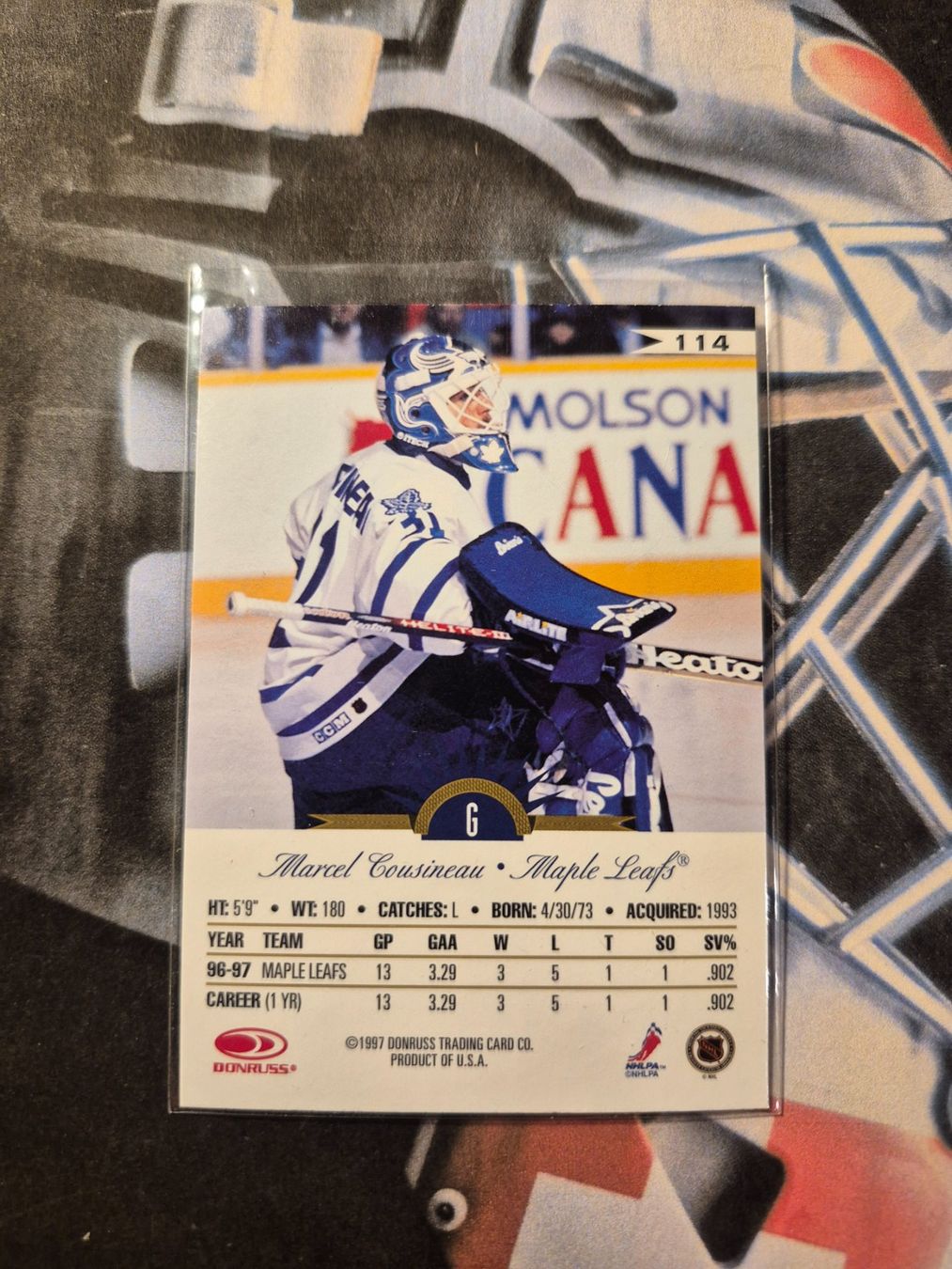 NHL Cartes à collectionner: NHL Marcel Cousineau Toronto Maple Leafs – D'occasion à Treiten par Sauber73 1