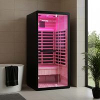 Infrarotsauna BIEL S + Karbon-Flächenstrahler - 90x90x190cm