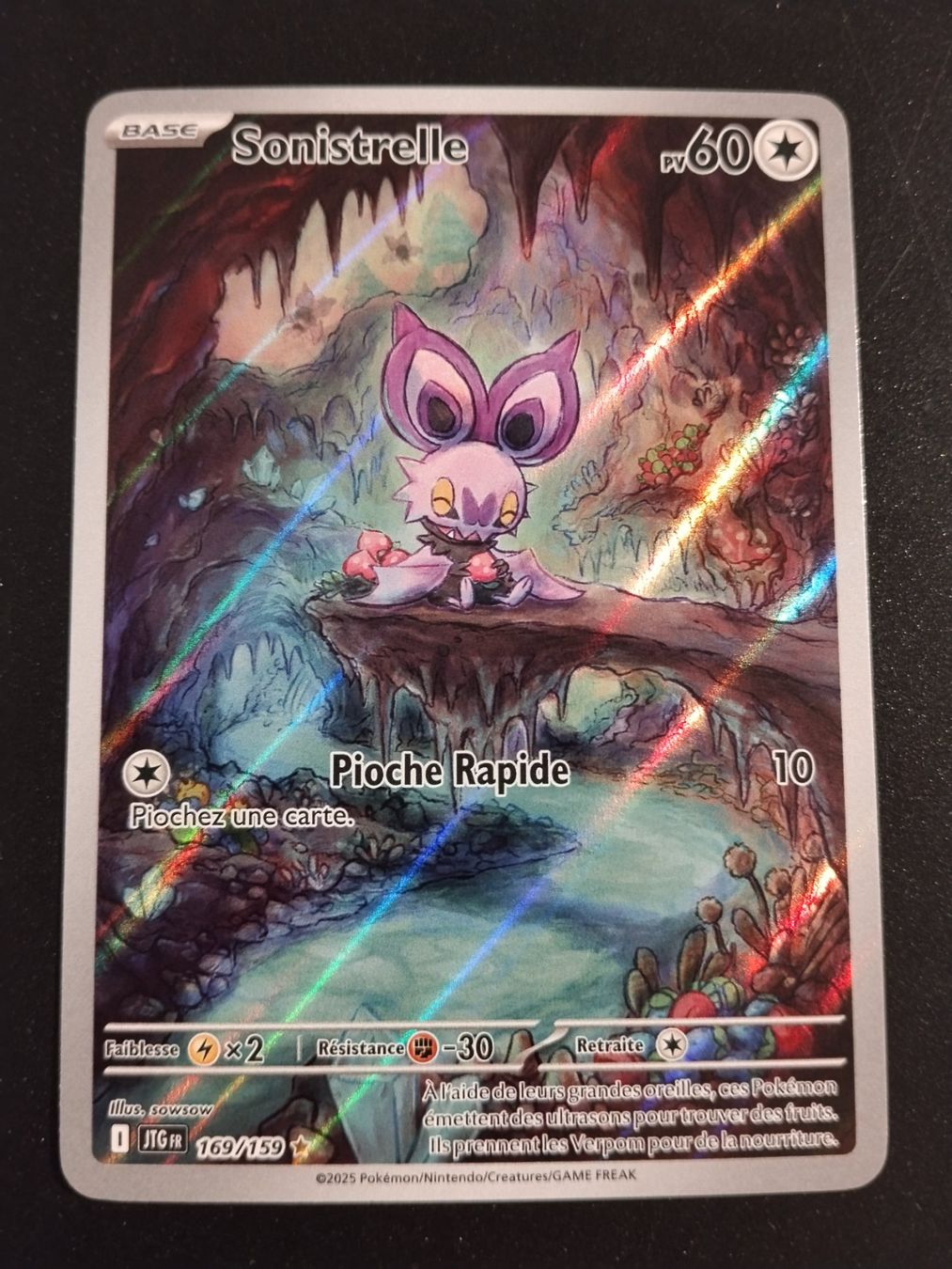 Pokémon Carte collezionabili: Pokémon Aventures Ensemble: Sonistrelle 169/159 FR – Usato da Palézieux-Village venduto da oufoux08