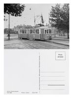 Zürich Bellevue StStZ VBZ Tram Be 4/4 1507 Pedaler Linie 8