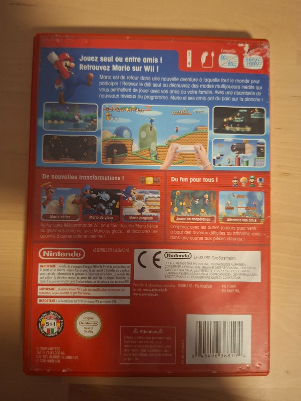 Nintendo Jeux: Super Mario Bros Nintendo Wii, usagé – D'occasion à Genève par VintagePal 1