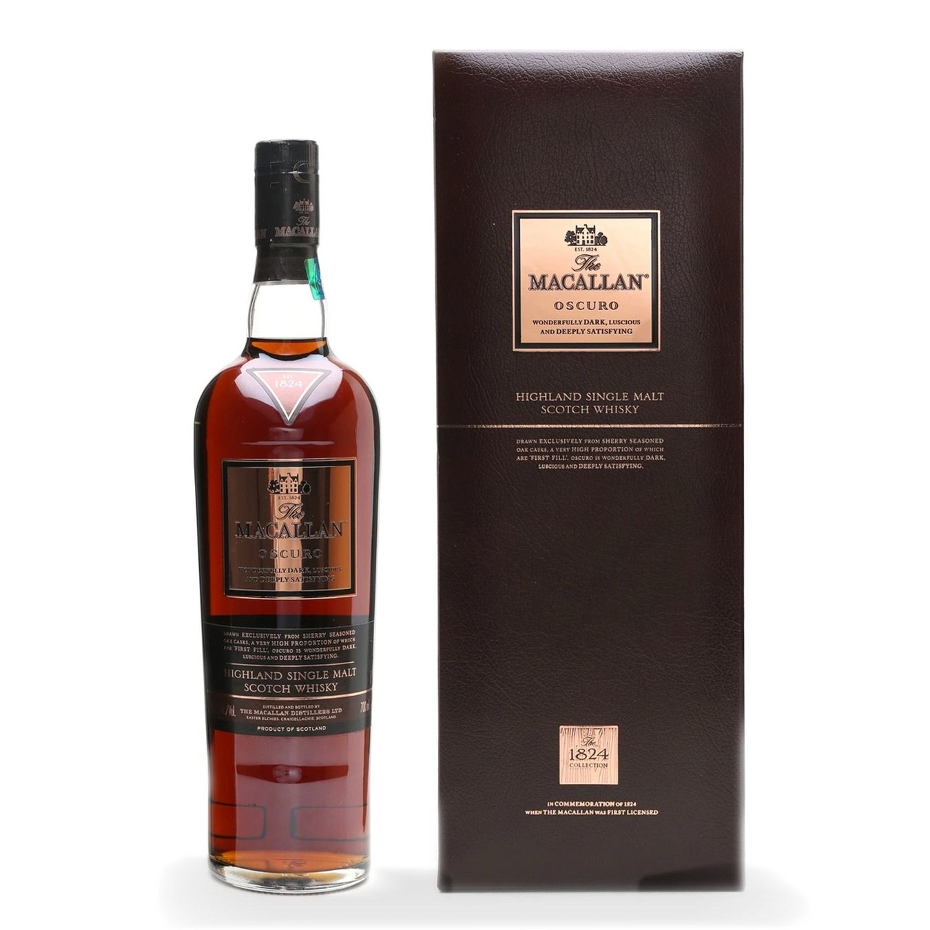 Macallan Bevande alcoliche: Macallan Oscuro 2010 The 1824 Collection 46.5% – Nuovo e nell'imballaggio originale da Wohlen AG venduto da MAXMALT