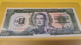 Uruguay 500 Pesos 1978, Artigas / Rincón del Bonete Staudamm