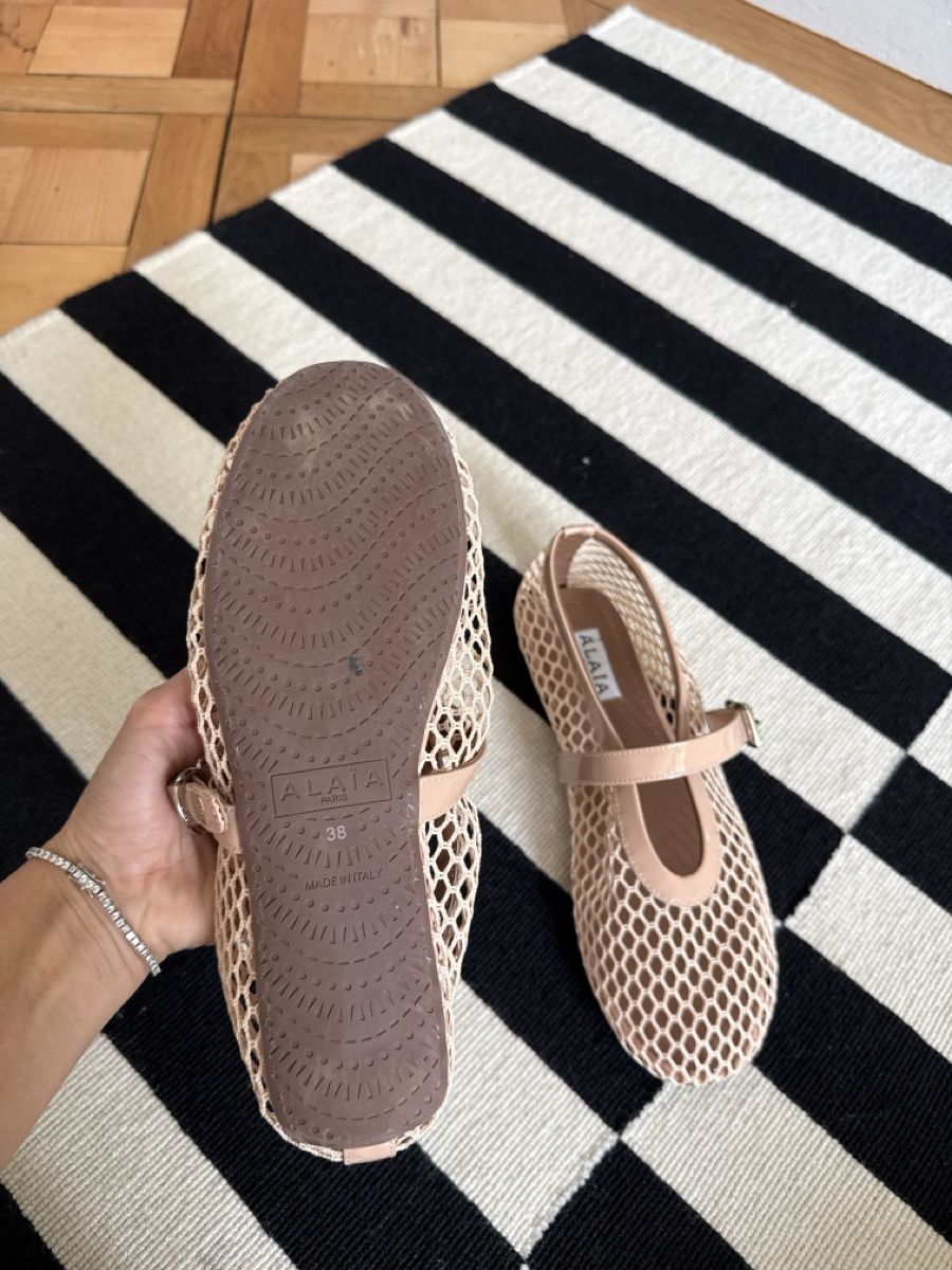 Alaia Scarpe da donna: Alaia Fishnet Ballet Flats – Usato da Zürich venduto da ang_65gc 1