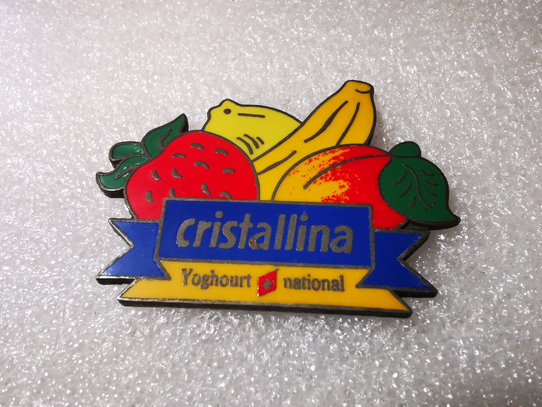Plaketten & Abzeichen: Ansteckpin 8: Cristallina – Gebraucht aus Oppligen von Pin-Fall-Shop