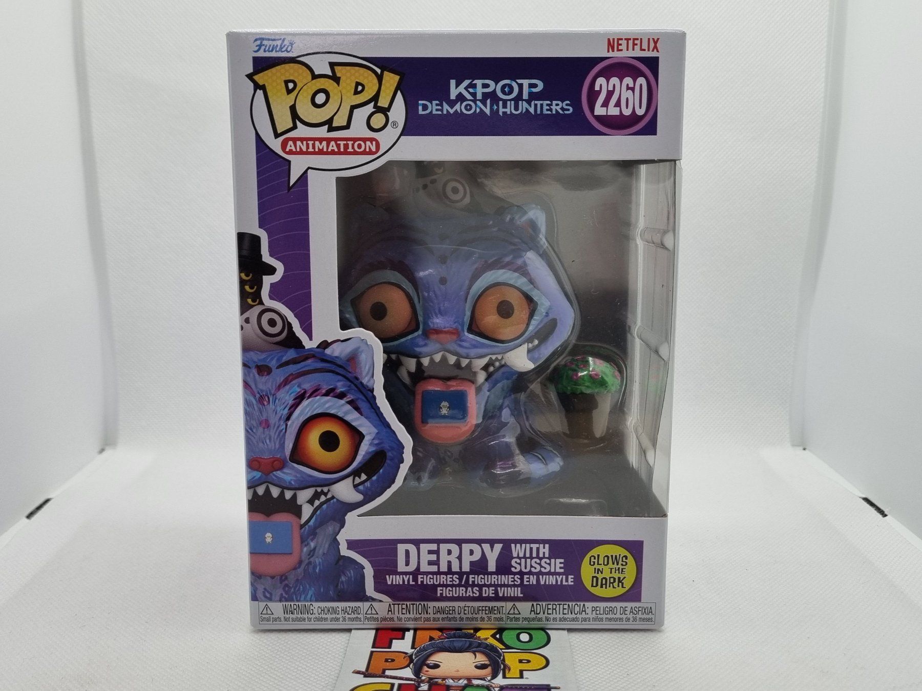 Funko Statuette: Funko POP! K-Pop Demon Hunters - Derpy with Sussie (GitD) – Nuovo (secondo la descrizione) da Vernayaz venduto da fnkochase