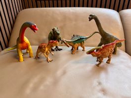 Schleich Dinosaurier Set 6 Figuren T-Rex Brachiosaurus