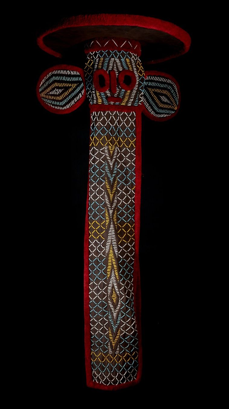 Internationale Kunst: masque éléphant perlé - Bamiléké - Cameroun – Gebraucht aus Biel/Bienne von grandsultan 1