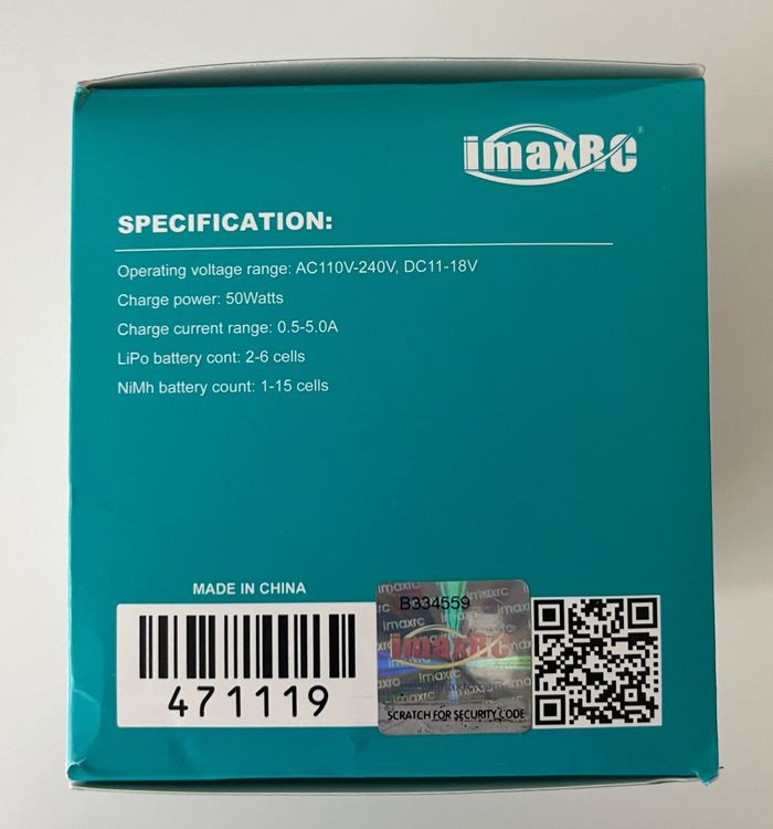 Accus, Chargeurs & Blocs d'alimentation: Imax RC B6 Compact Charger – Neuf (Voir description) à Zürich par mar_2tjh 1
