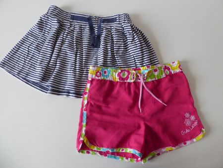 Tricot Jupe und Sommerhose   Girl   128