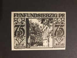 Deutsches Reich, Notgeld Paderborn 1921 L1015e UNC