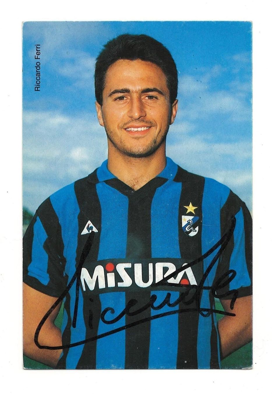 Autografi: RICCARDO FERRI / ITALIEN / INTER MILAN – Usato da Basel venduto da verano1000