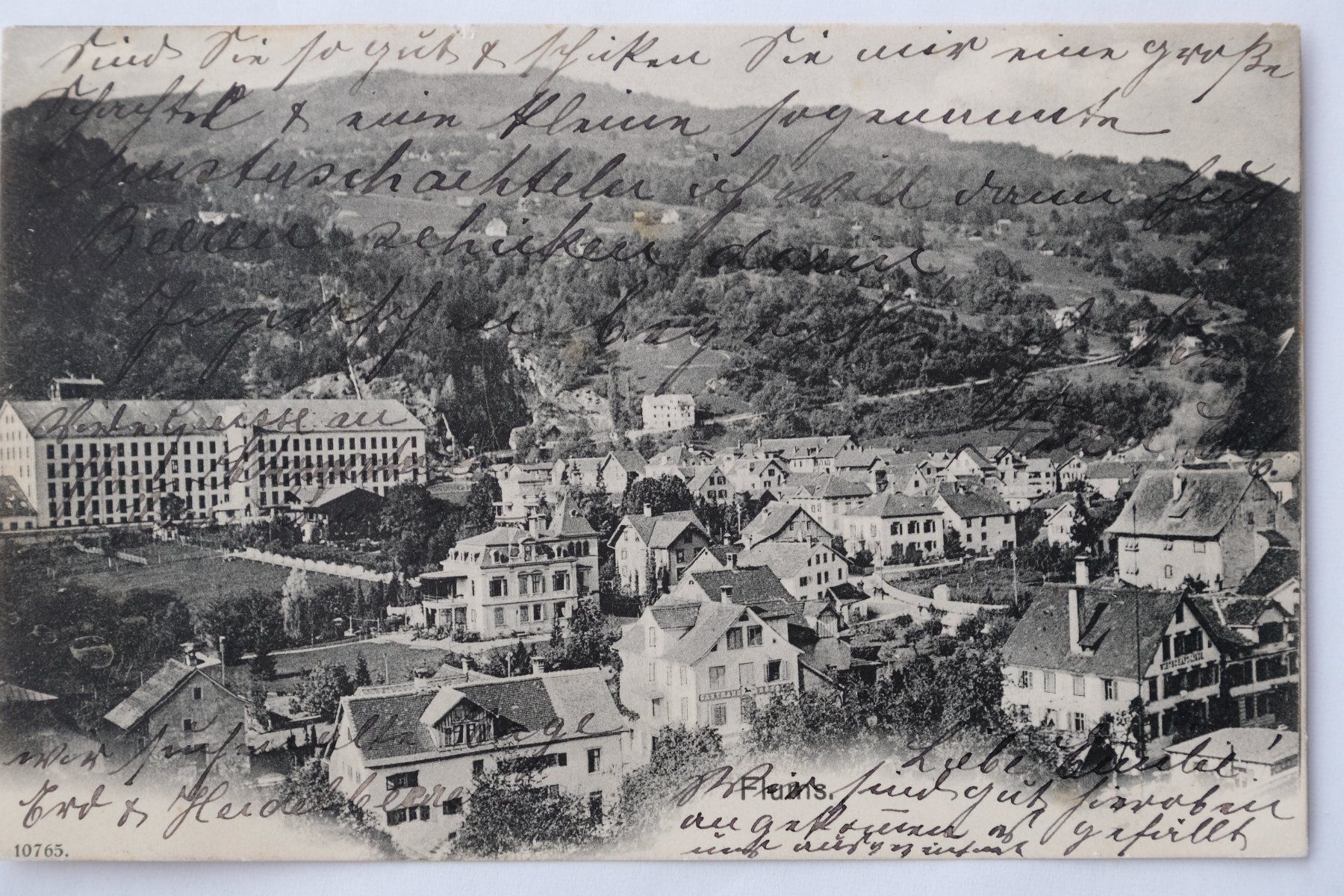Cartoline postali: Ansichtskarte Flums 1904 – Usato da Ehrendingen venduto da nicoro50