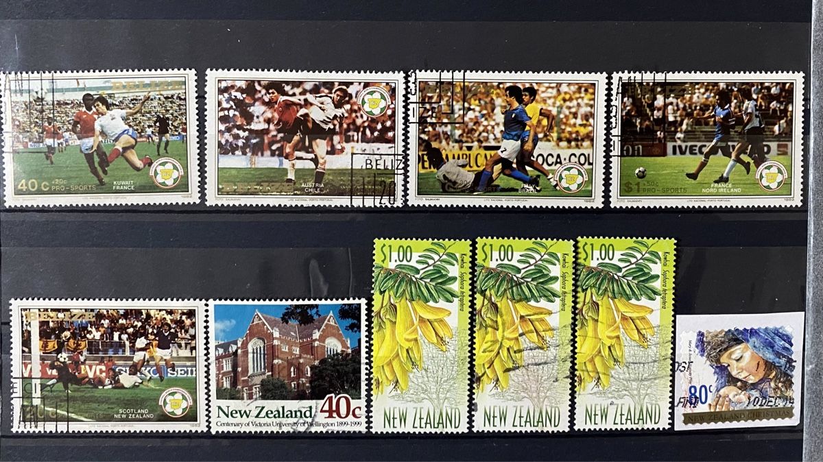 Tutti i francobolli: Timbres -   Nouvelle-Zélande – Usato da Petit-Lancy venduto da Solcarm 5