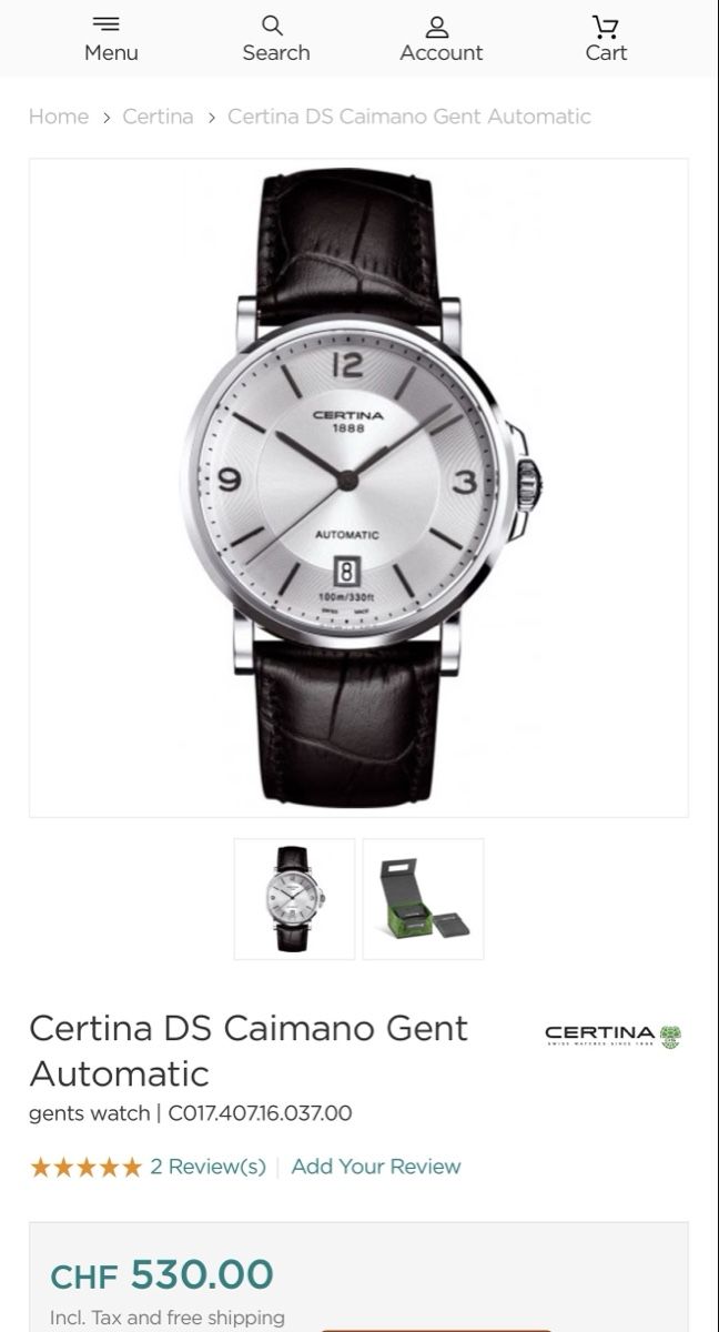 Certina Uhren: Certina DS Caimano Gent Automatik – Gebraucht aus Koblenz von Tony_Moretto 6