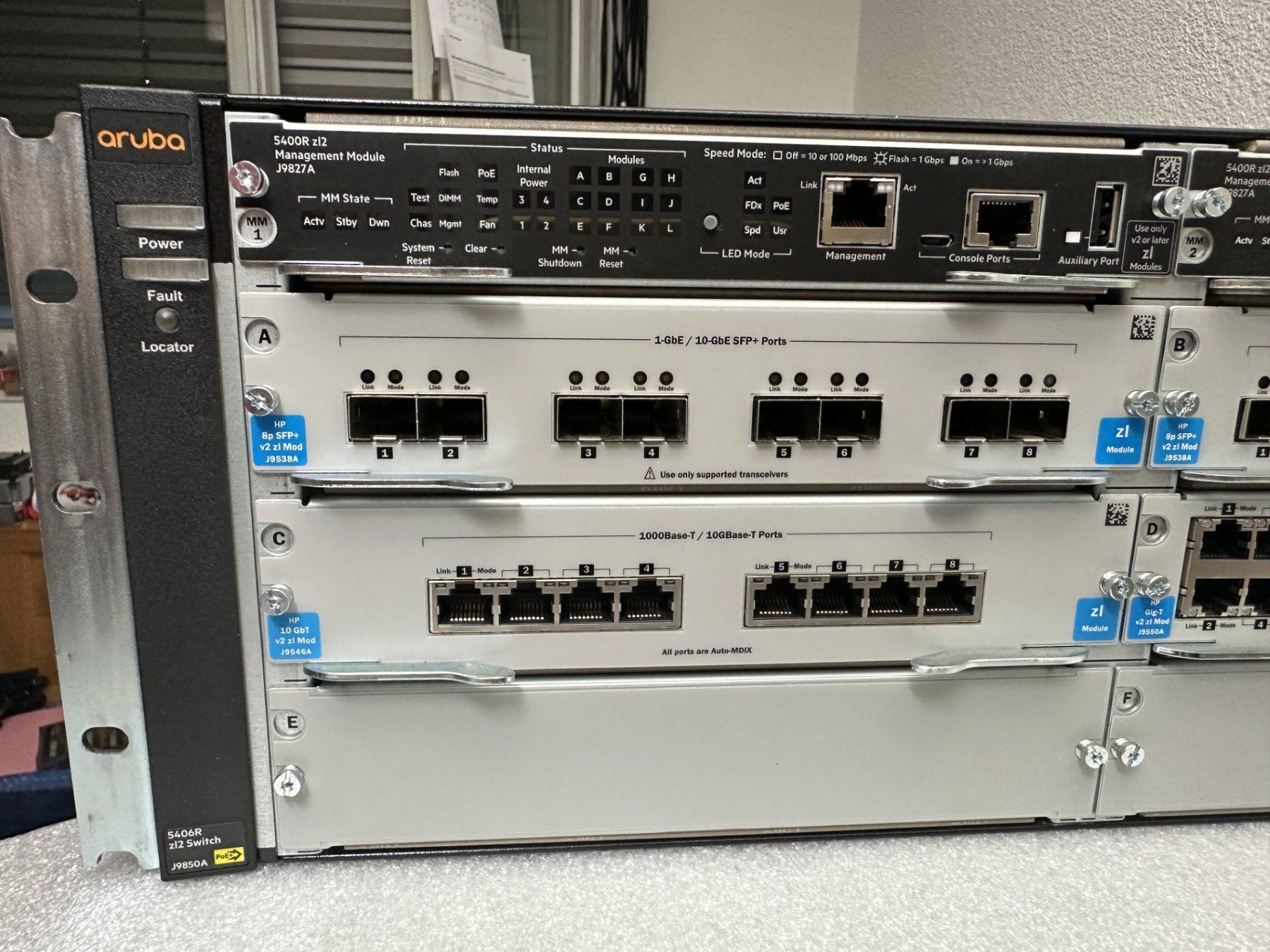 Hub & Switch: HPE Aruba Networking 5406R zl2 Switch - J9850A – Usato da Münsingen venduto da Hanibal26 3