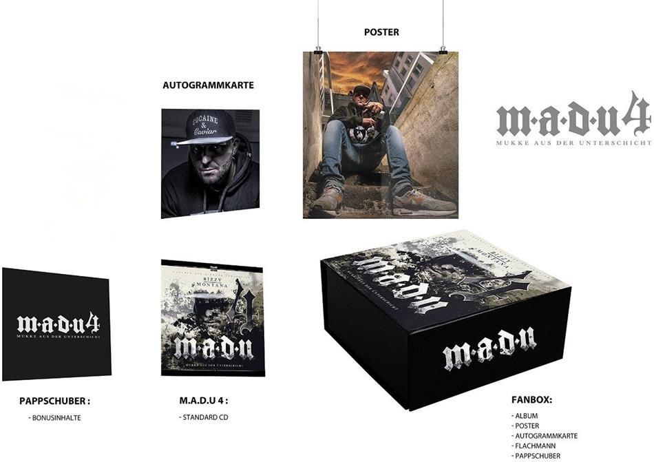 CD: M.A.D.U.4 Limited Boxset - Album, Autogramm, Poster, CD, – Nuovo (secondo la descrizione) da Altstätten SG venduto da sheamus
