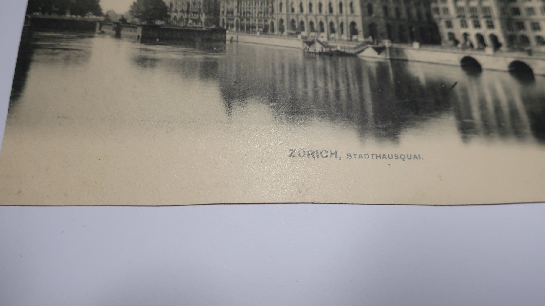 Cartoline postali: Zürich Stadthausquai  1907 – Usato da Cormoret venduto da Pascalll2001 4