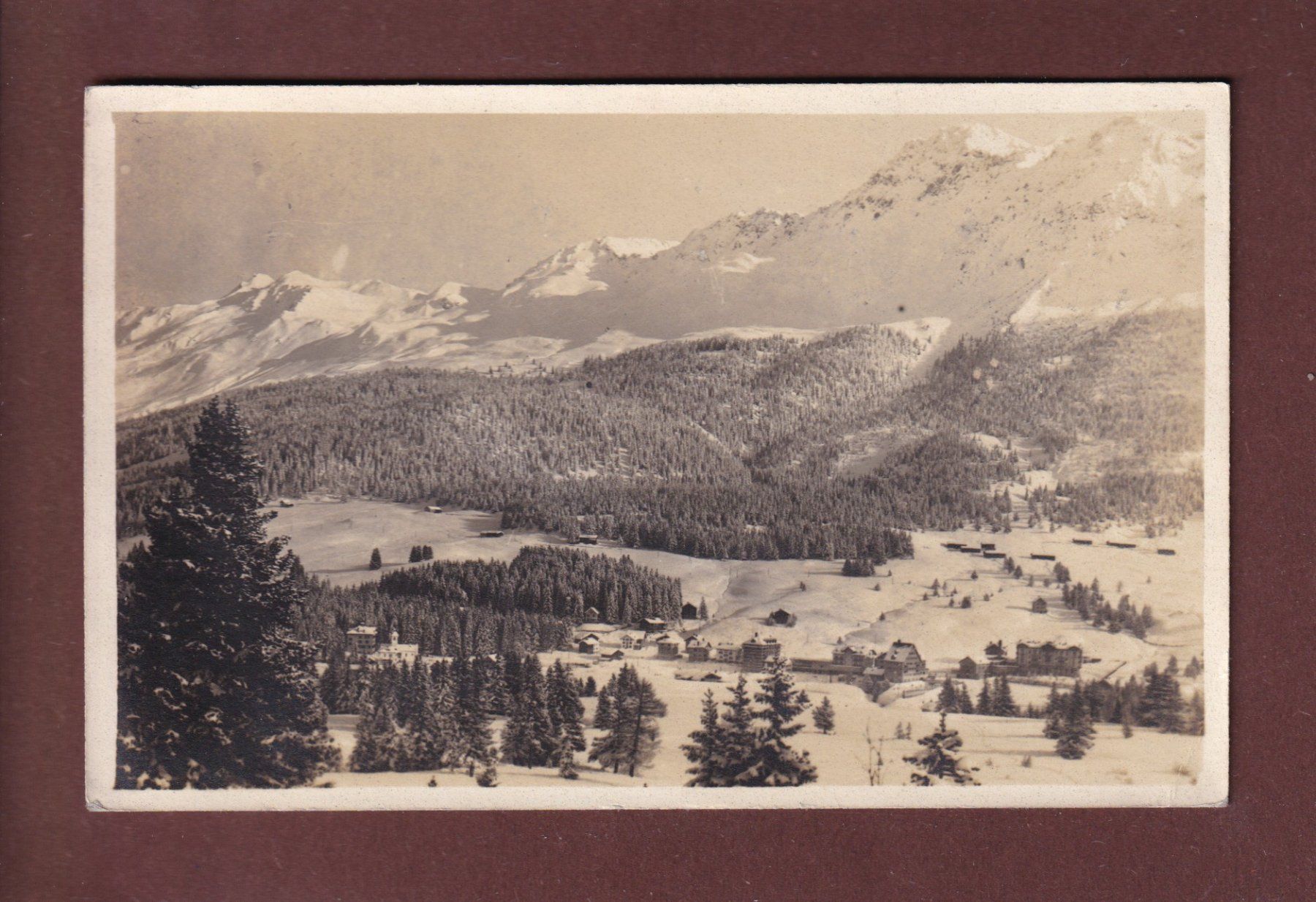 Cartoline postali: LENZERHEIDE - 1920 – Usato da Pully venduto da nicecards