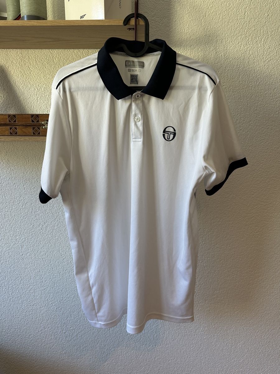 Canottiere & Pantaloni: Sergio Tacchini Herren Poloshirt  – Usato da Cazis venduto da sina12