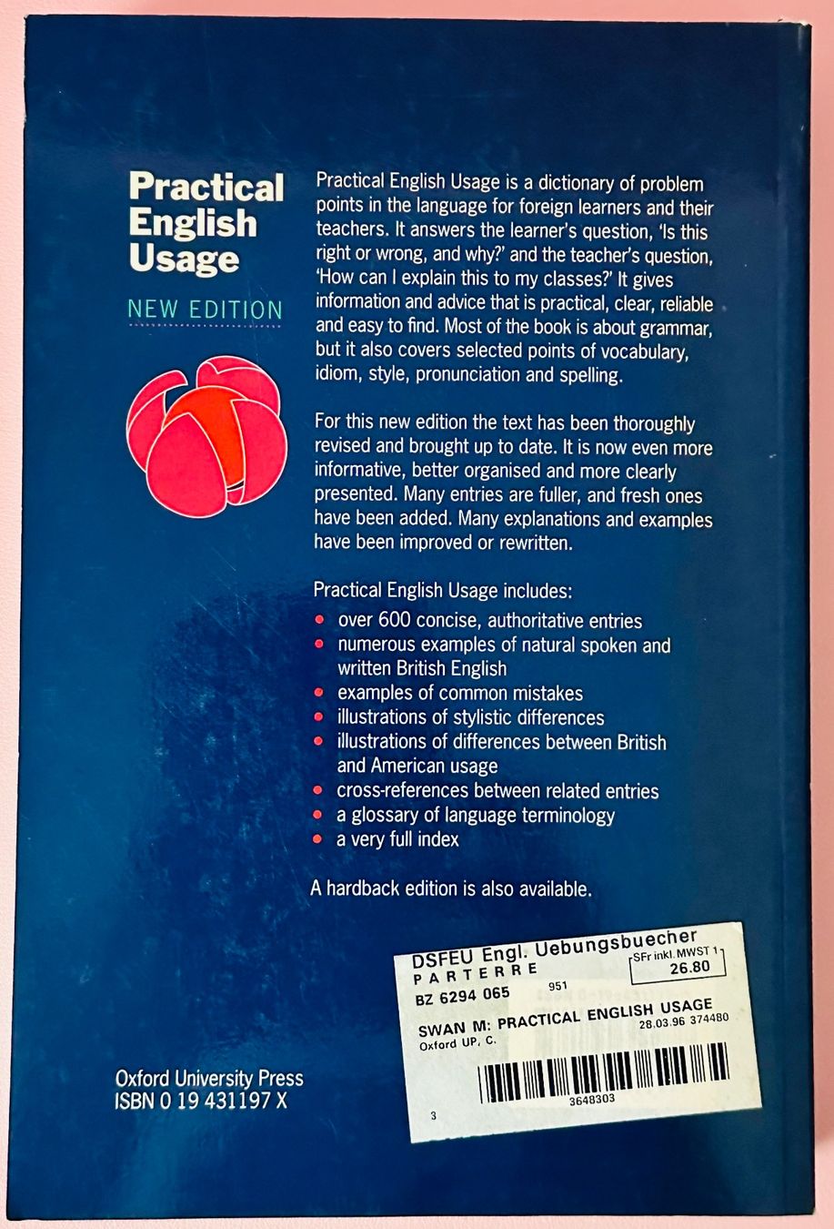 Libri: Practical English Usage - Michael Swan - Second Edition – Usato da Wallbach venduto da paxnic 1