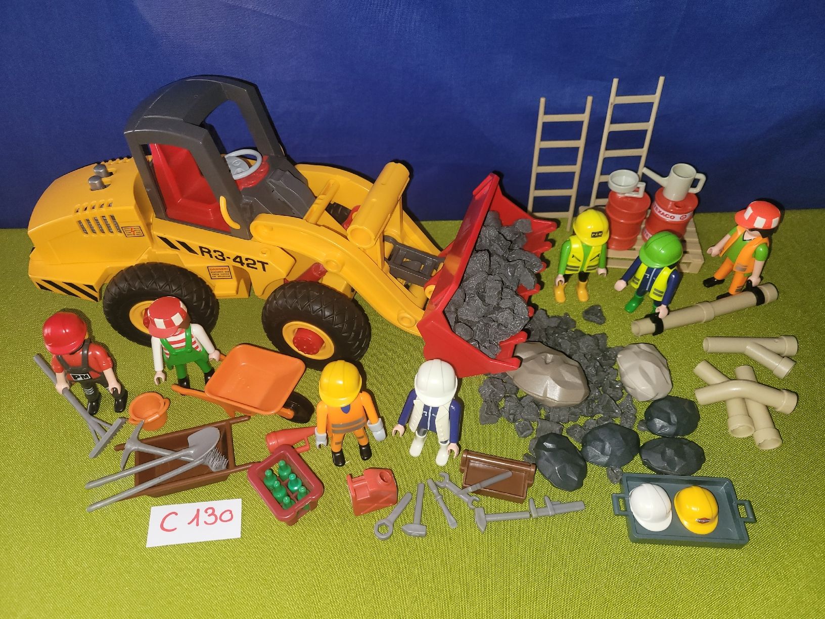 Playmobil Giocattoli: Playmobil Radlader,Trax,Baustelle C130 – Usato da Aarberg venduto da Fink010 1