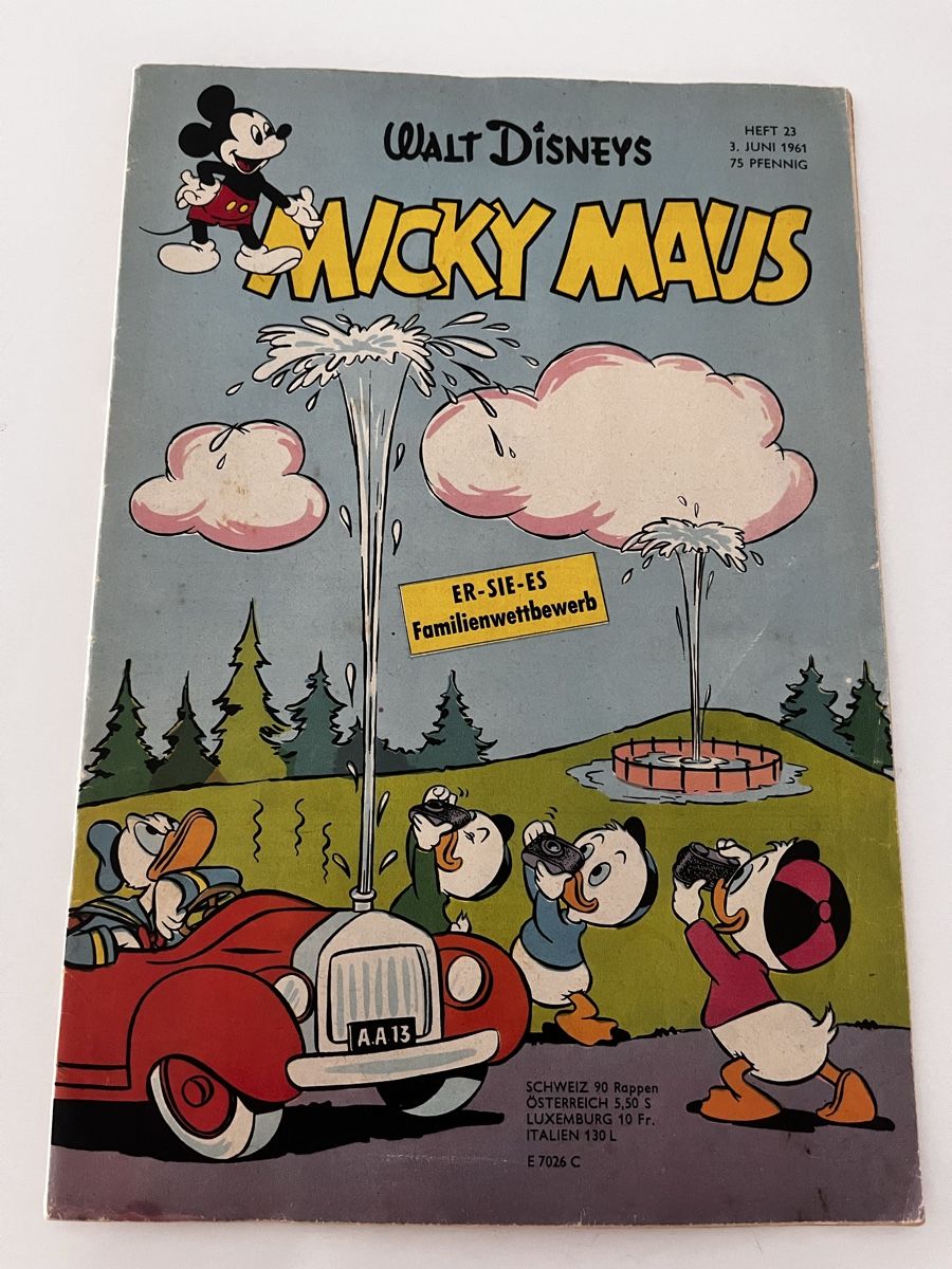 Fumetti: Walt Disney Micky Maus Heft 23 Juni 1961  – Usato da Recherswil venduto da Solheure66