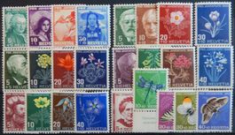 Schweiz Pro Juventute ex. Kat. 85-142 ** 1938/51 Kat. 55 Fr.
