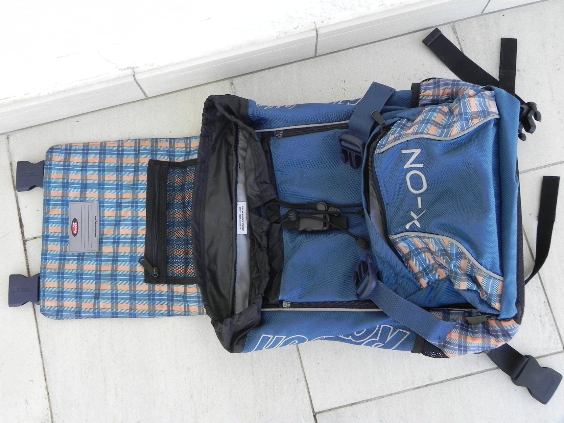 Racoon Zaini: Rucksack Racoon X-ON Schultasche Schulrucksack – Usato da Stallikon venduto da pcerny16 3