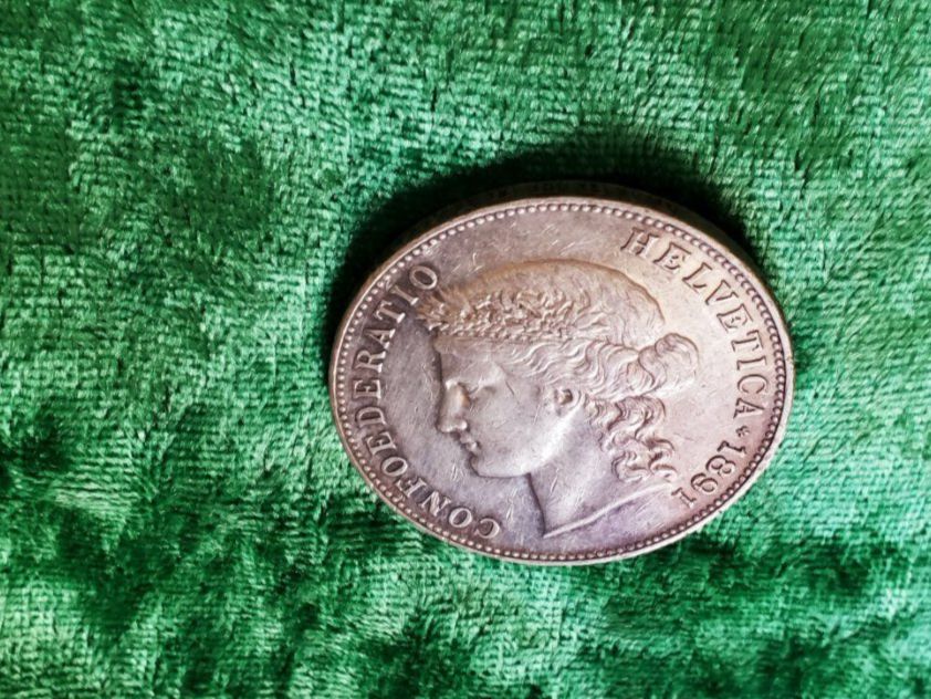 Tutti le monete: CH 5 Franken 1891/ 5 Francs 1891 – Usato da Gordola venduto da ale_5wbc 3