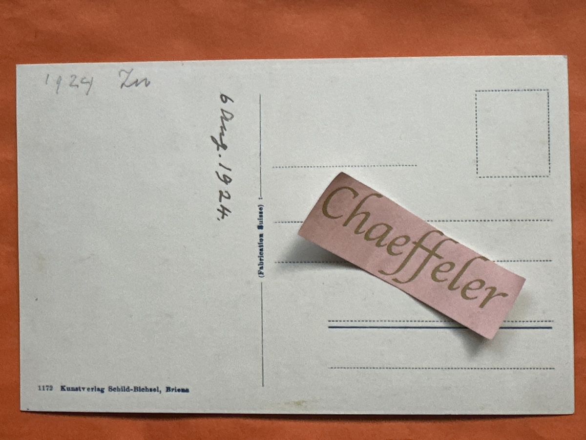 Cartoline postali: 1924 Beatenberg Bahnhof  – Usato da Zürich venduto da Chaeffeler 1