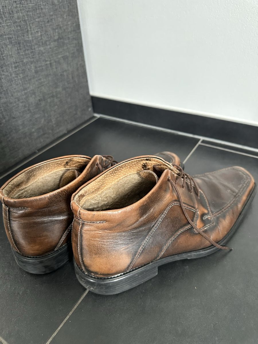 Scarpe da uomo: Braune Lederschnürschuhe – Usato da Romanshorn venduto da ila_2nzf 1