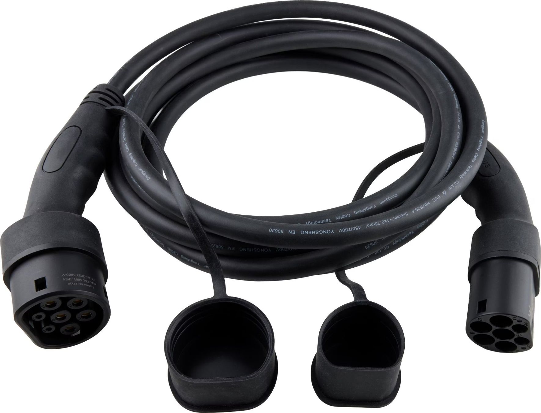 Kabel: Elektroauto-Ladekabel Typ 2, 22 kW, 32 A, 5 m – Neu (gemäss Beschreibung) aus Zürich von Sevy1