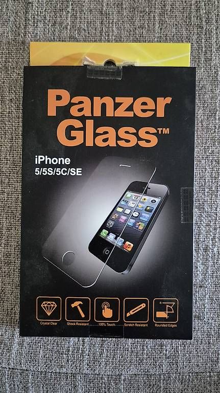Lackretusche & Schutzfolien: Panzer Glass iPhone 5/5S/5C/SE – Gebraucht aus Unterentfelden von Isi_86