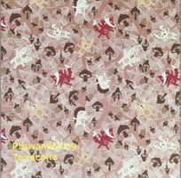 *Sale* Baumwolljersey Print Pilzwanderung Terracotta