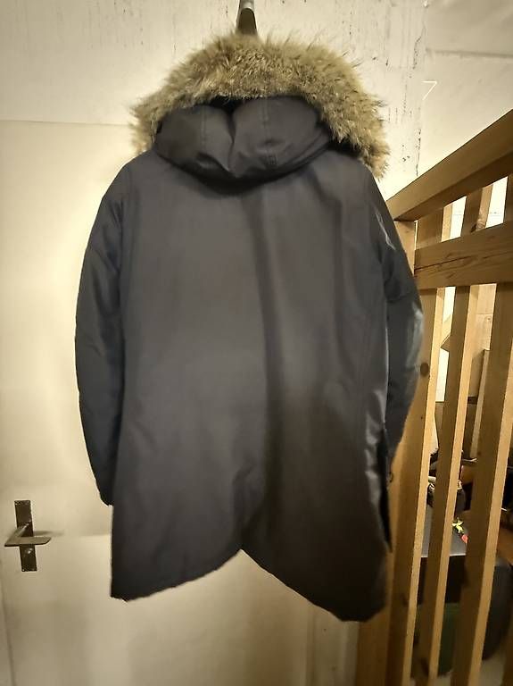 Giacche: Woolrich Winterjacke (Dunkelblau) – Usato da Zürich venduto da Marc.Peter 1