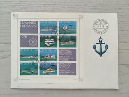 1978 FDC LEMANEX Lausanne