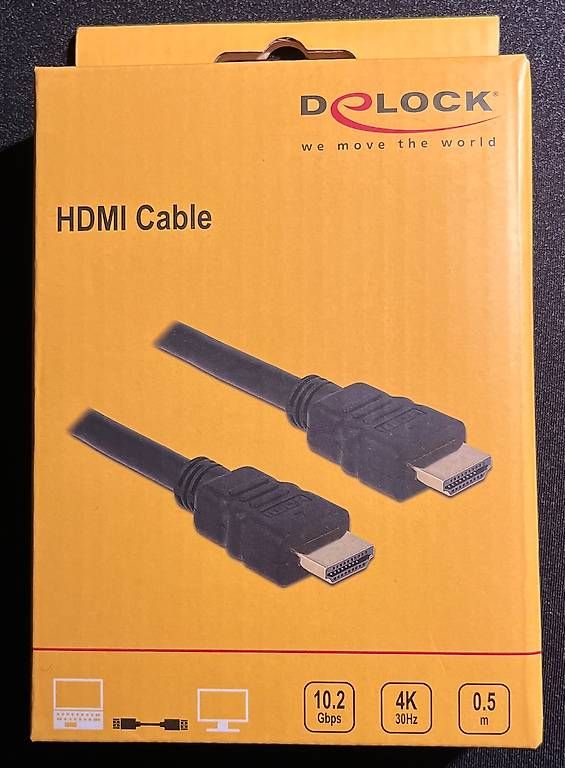 Kabel: Delock HDMI-Kabel 0.5m – Gebraucht aus Lyss von Zwei_kind