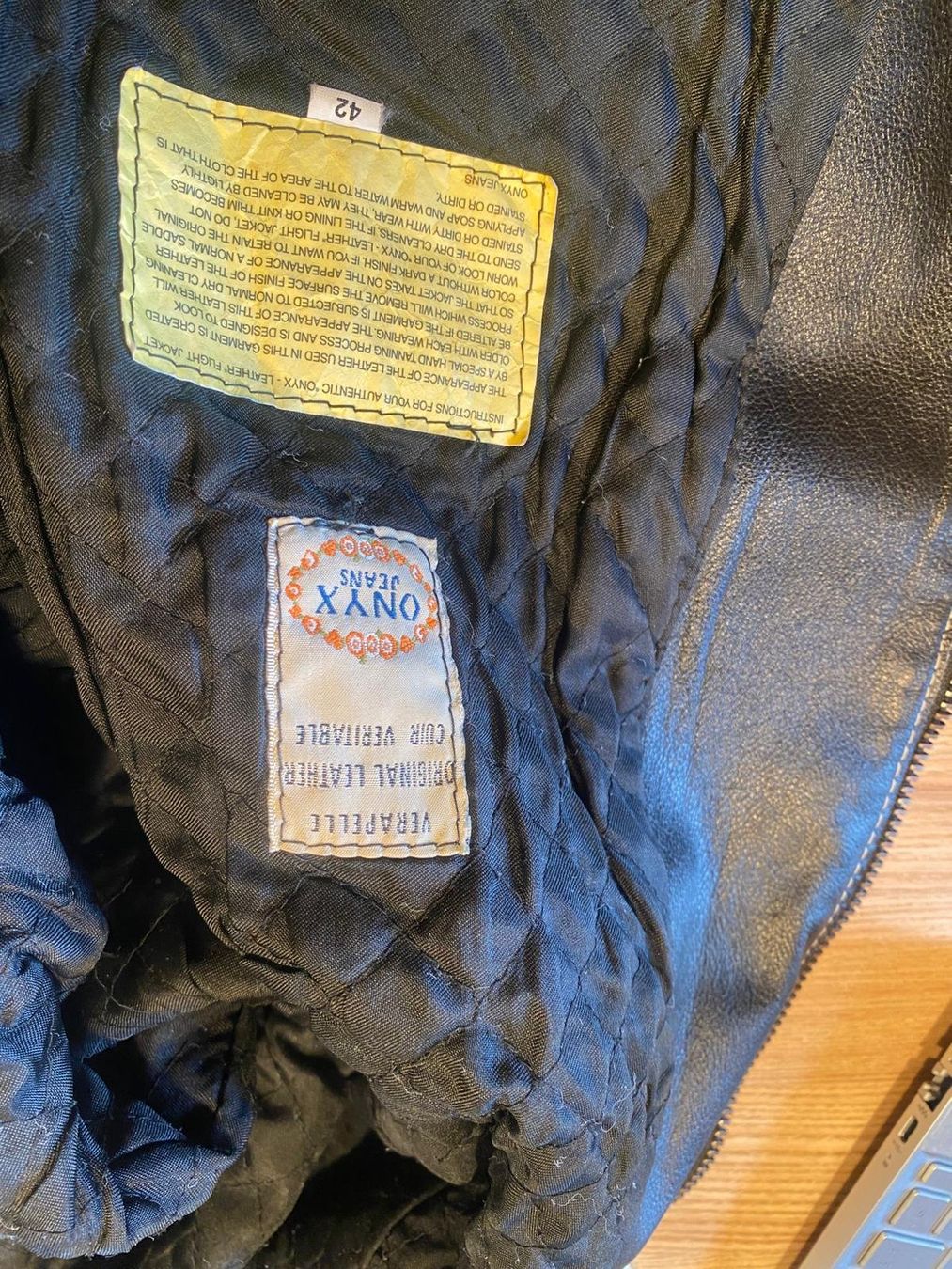 Giacche: Coole Lederjacke ONYX Gr. 42 – Usato da Röschenz venduto da Tashroal 6