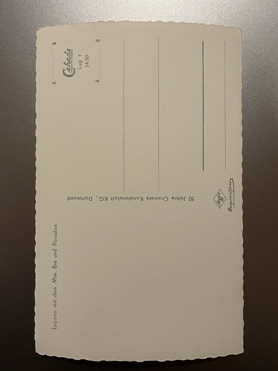 Cartoline postali: AK von Lugano – Usato da Rümlang venduto da Kartenpost1 1