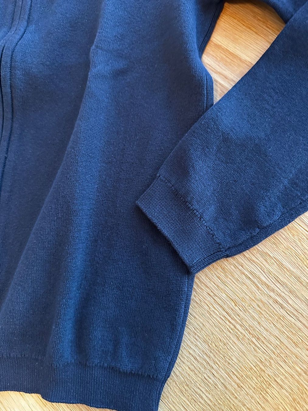 Next Vestes & Manteaux: NEXT Feinstrickjacke Gr. 164, dunkelblau – D'occasion à Sissach par tapasu 1
