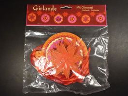 Girlande mit Sternen / Weihnachtsdekoration, Karton