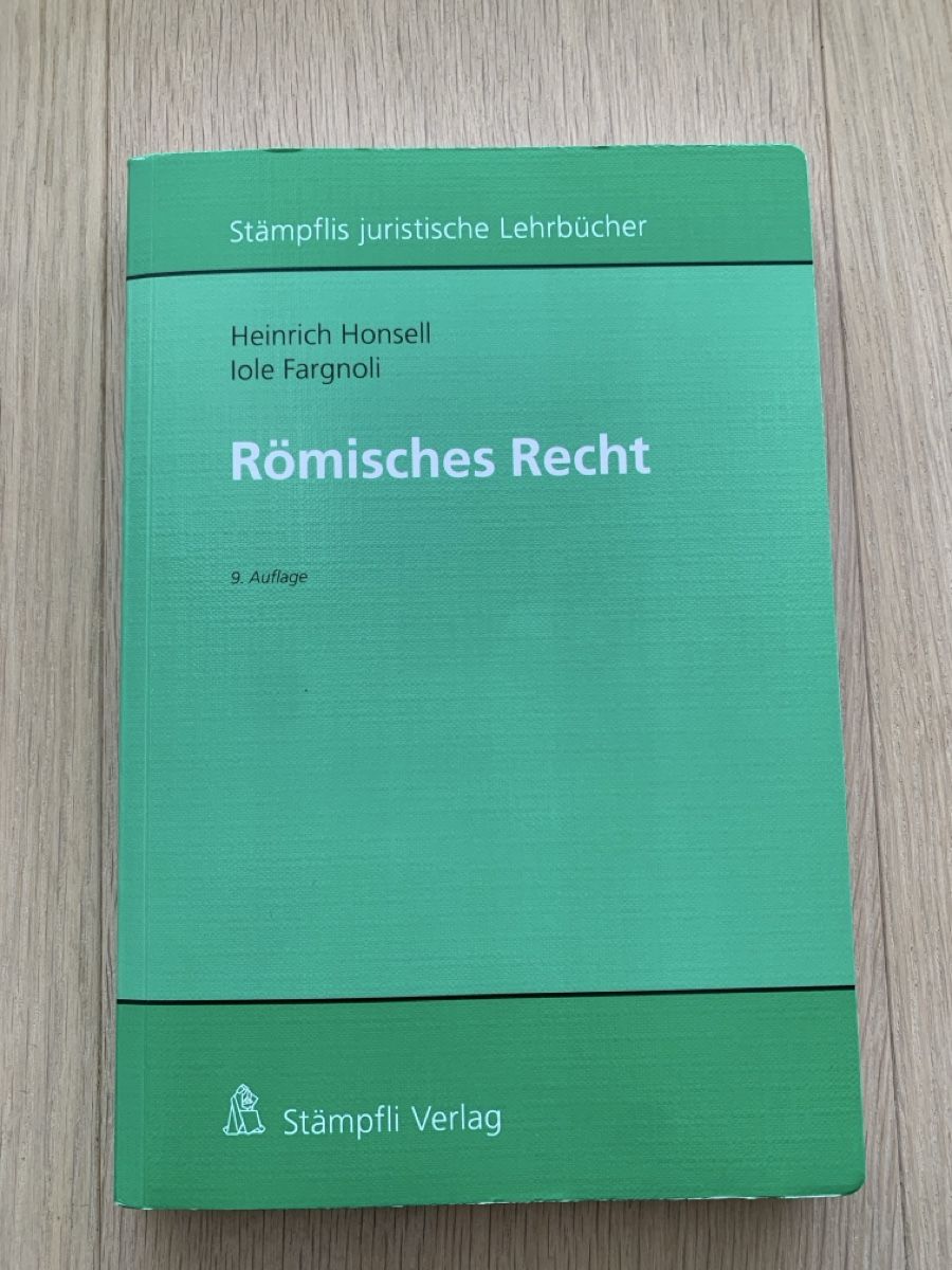 Libri: Römisches Recht 9. Auflage – Usato da Winterthur venduto da lea_96p7