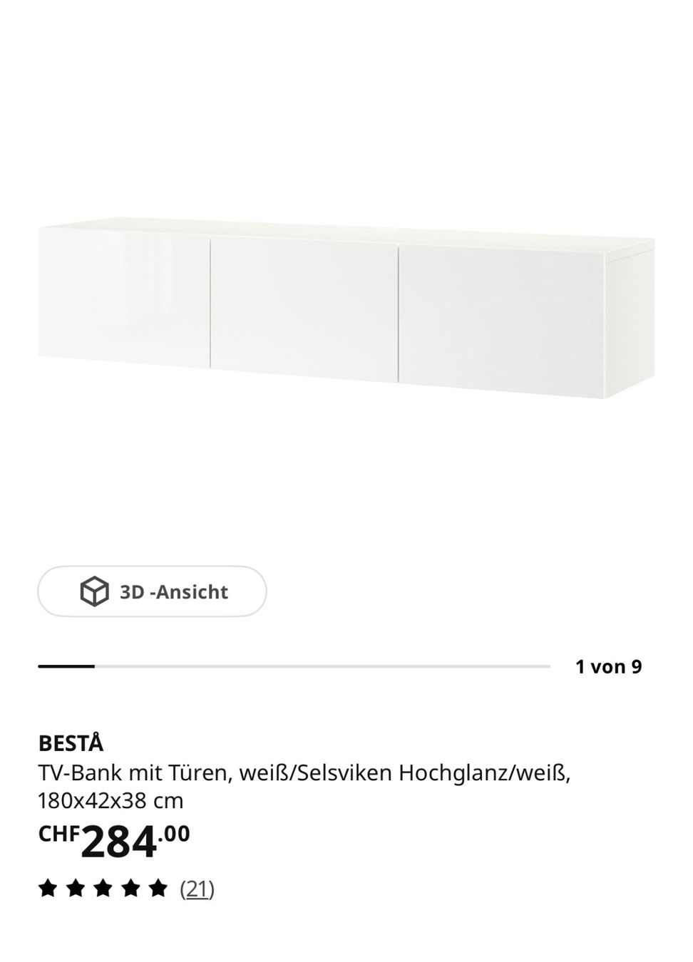 Ikea Mobili TV: IKEA BESTÅ TV-Bank – Usato da Zürich venduto da RBol29