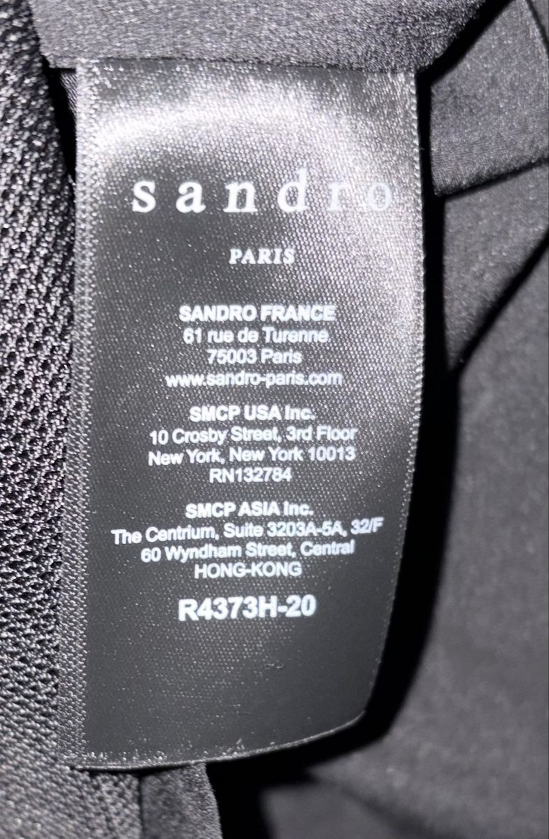 Sandro Vestiti: Robe courte Sandro noire neuf – Nuovo (secondo la descrizione) da Genève venduto da AlBE909 3